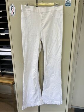 Jelly jeans white flare jeans